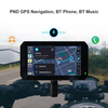 Navegador GPS para motocicleta de 5 pulgadas, navegador de Motor portátil, navegación GPS, estéreo para coche, resistente al agua