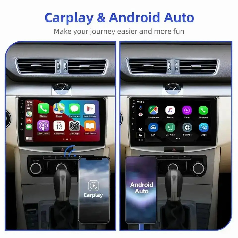 Reproductor Multimedia de Dvd y música para coche, estéreo, Android, 2 Din, Gps, Audio para Volkswagen Polo