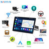 1Din 9/10 pulgadas Multimedia estéreo pantalla táctil Autoradio QELD2000 * 1200 reproductor de Audio de pantalla reproductor Android TS10 Quad Core Radio de coche
