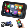 Pantalla Carplay táctil de 5 pulgadas, impermeable, Monitor GPS para motocicleta, Android BT, inalámbrico, Carplay, Motor, navegación GPS para bicicleta