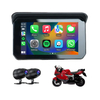 Navegador Gps de motocicleta de venta caliente 5,5 ' Gps manos libres Bluetooth de Android de motocicleta que sigue el dispositivo