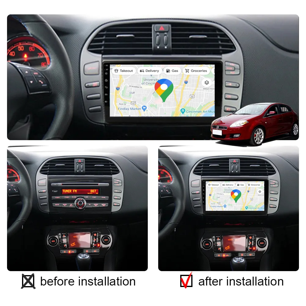 8Core 2 Din 7/9/10 pulgadas Android Car Radio reproductor Multimedia Universal Carplay Android Auto AHD cámara ESTÉREO