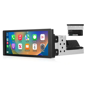 1 Din Android 10 Radio de coche doble estéreo navegación GPS BT Wifi USB cámara Android reproductor de vídeo para coche